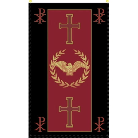 UPC: 0753569880933 | Christian Roman Empire Senate & People of Rome SPQR History Flag Banner 5×3