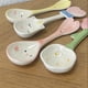 thumbnail image 3 of Cuchara de sopa redonda de cerámica de 4 piezas for niñas, cucharas for niños con mango corto, cucharas pequeñas de cerámica for postre o juego de sopa, coloridas, 3 of 6