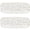 Gold Leaves, variant on 17.5" Rectangle Plastic Serving Tray 2-Pack, Disposable Serveware for Appetizers Fruits Desserts, Ideal Party Platter for Wedding Holiday & Events