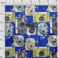 thumbnail image 3 of oneOone Cotton Poplin Royal Blue Fabric Camera Pattern Sewing Fabric By The Yard Printed Diy Clothing Sewing Supplies 56 Inch Wide, 3 of 6
