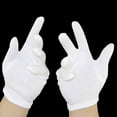 thumbnail image 4 of Ruanlalo Gloves,Solid Color Coin Jewelry Silver Inspection Cotton Lisle Soft Protective Gloves, 4 of 6