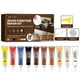 thumbnail image 2 of Fiudx Artículos en oferta con ofertas flash Juego de adhesivos para reparación de muebles de madera, 10 piezas para reparar pisos, muebles, mesas, gabinetes, con cepillos, raspadores y paletas, 2 of 7