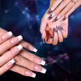 thumbnail image 1 of 500 piezas de u?as transparentes, puntas de u?as postizas, 10 tama?os diferentes LingWen 8390605172113, 1 of 1