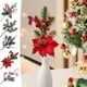 thumbnail image 1 of Fiudx Decoración Navideña de Ramas, Ramas de Ratán Verde, Piñas y Ramas Artificiales, Colgante de Pared Festivo, Decoración Versátil para El Hogar o Las Fiestas, Duradera y Resistente, 1 Juego, 1 of 6