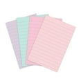 thumbnail image 2 of Post-it® 100% Recycled Paper Super Sticky Notes 4621R-4SSNRP, Wanderlust Pastels Collection, Lined, 4 in x 6 in, 4 Pads/Pack, 45 Sheets/Pad, 2 of 3