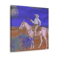 thumbnail image 5 of Cowboy on Horseback - Canvas, 5 of 25