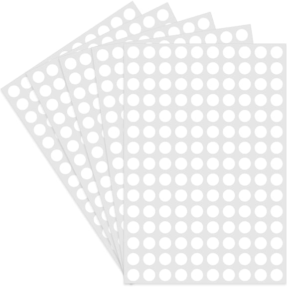 Dot Stickers 3/8-Inch Self-Adhesive Writable White Circle Labels Color-Coding Round Labels 3000-Count Pack
