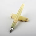 thumbnail image 4 of Jinhao-pluma estilográfica serie acrílica 82, Color dorado y plateado con Clip, punta fina terminada para escribir, negocios, oficina, escuela, A7107, 4 of 4