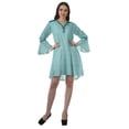 thumbnail image 2 of Moomaya Robes à Manches Volantées pour Femmes Robes d'Été Brodées Femmes, 2 of 4