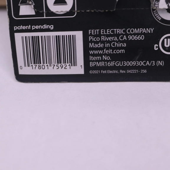 (3-Pk) Feit Electric MR16 Flood LED Light Bulb BPMR16IFGU300930CA
