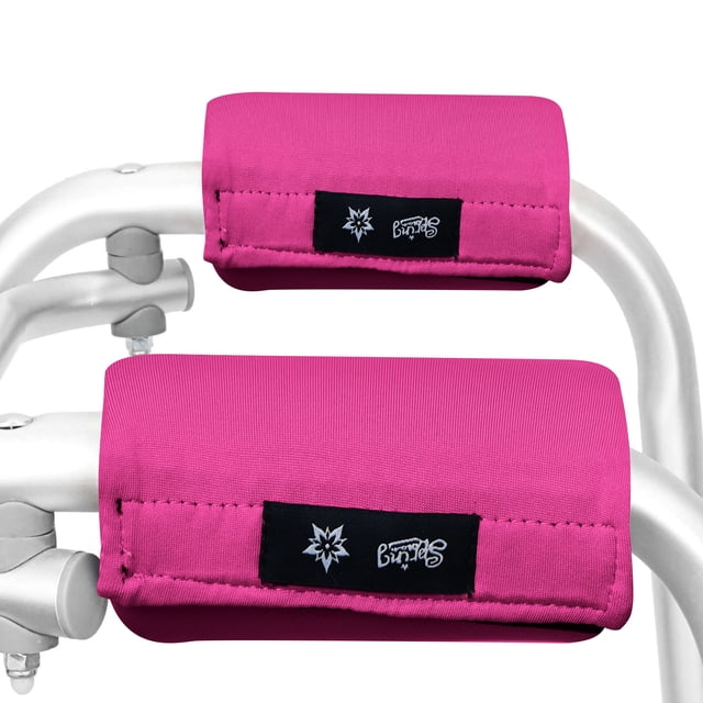 Universal Walker Padded Hand Grip (2 Pack) Covers Non Slip Cushion Memory Foam Core Padding