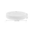 thumbnail image 2 of TABLZONE White Metal Desk Lamp Base with Round Shape and Stable Flat Bottom for Multipurpose Use, 2 of 8