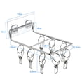 thumbnail image 2 of unbranded 2Ud Estante De Para Calcetines De Acero Con Pared Adhesivo, 2 of 8