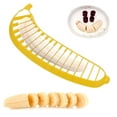 thumbnail image 2 of Rebanador de plátanos: utensilio de cocina para rebanador de plátanos seguro, rápido y fácil - ABS + estructura de acero inoxidable/plástico, 2 of 5