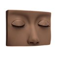 thumbnail image 2 of Cabeza de maniquí de pestañas con 3 pares de párpados reemplazables Extensión de pestañas de silicona Maniquí de práctica, 2 of 4