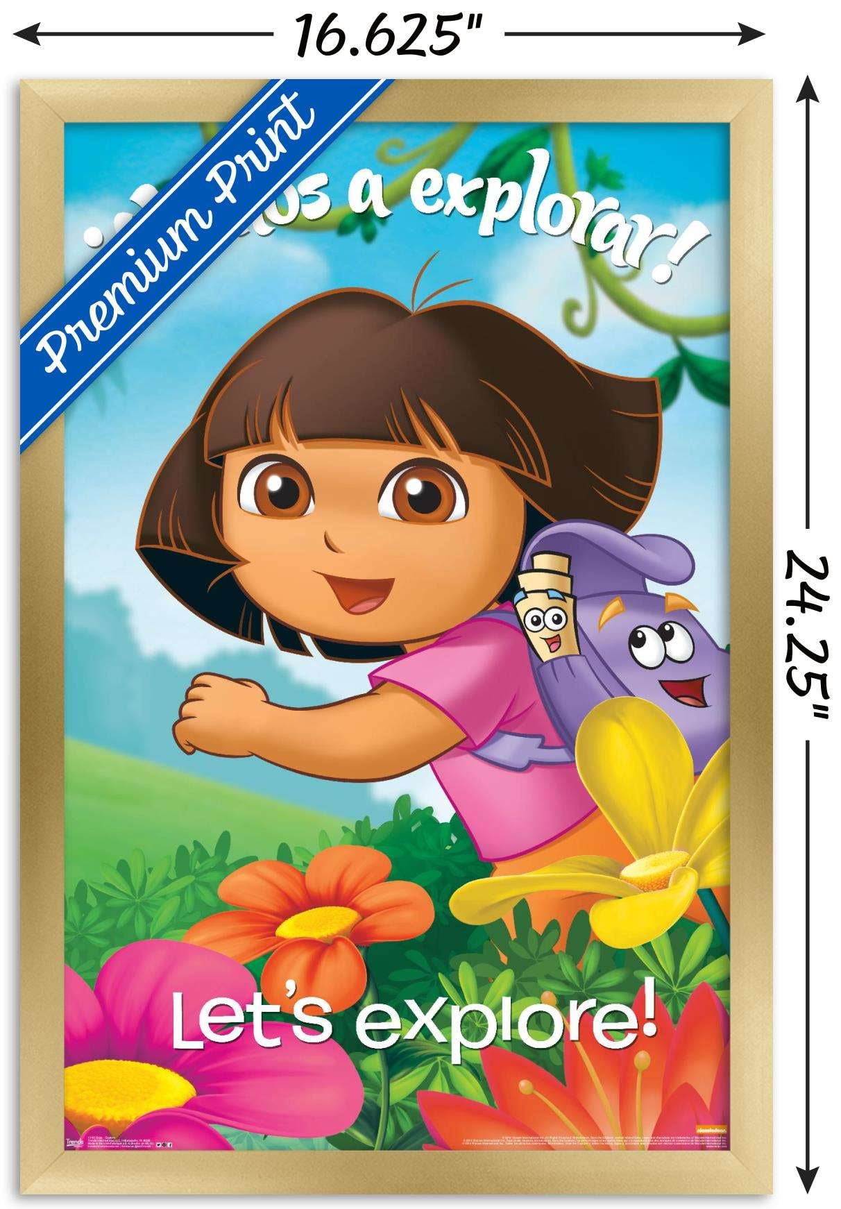 Nickelodeon Dora The Explorer - Explore Wall Poster, 22.375\
