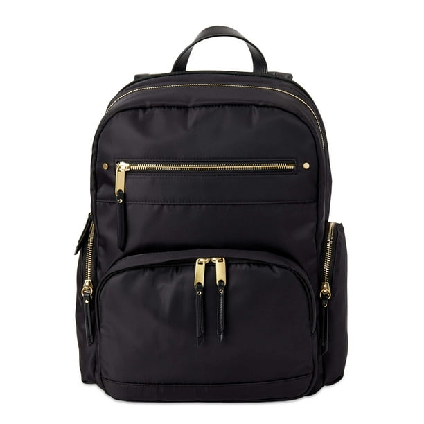Time and Tru Women's Camille Backpack, Black - Walmart.com