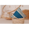 thumbnail image 4 of Simply Daisy 26" x 26" Stripe Decorative Throw Pillow, Autumn Blue, 4 of 4
