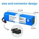 thumbnail image 3 of Batería de repuesto de 5600 mAh para Proscenic M7, M8, M7 Max, LDS M7 Pro, V980 Max, V980 Plus, Lydsto R1, Viomi S9, Onson J30 Pro, Roidmi Eve Plus, Onson J30 Pro, batería de iones de litio de 14,4 V., 3 of 5