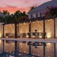 thumbnail image 6 of MUCHANT 10x20 FT Gazebo, Wall Mounted Gazebo Awnings with Polycarbonate Roof on Clearance, Patio Covers for Shade and Rain, Lean to Gazebo Hardtop Pergolas for Patios, Decks, Backyard, 6 of 7