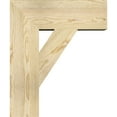 thumbnail image 3 of Ekena Millwork 6"W x 20"D x 24"H Traditional Block Rough Sawn Bracket, Douglas Fir, 3 of 25