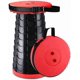 thumbnail image 1 of Retractable Seat Folding Stool - Portable Plastic Camping Stool (150kg Load Cap), 1 of 5