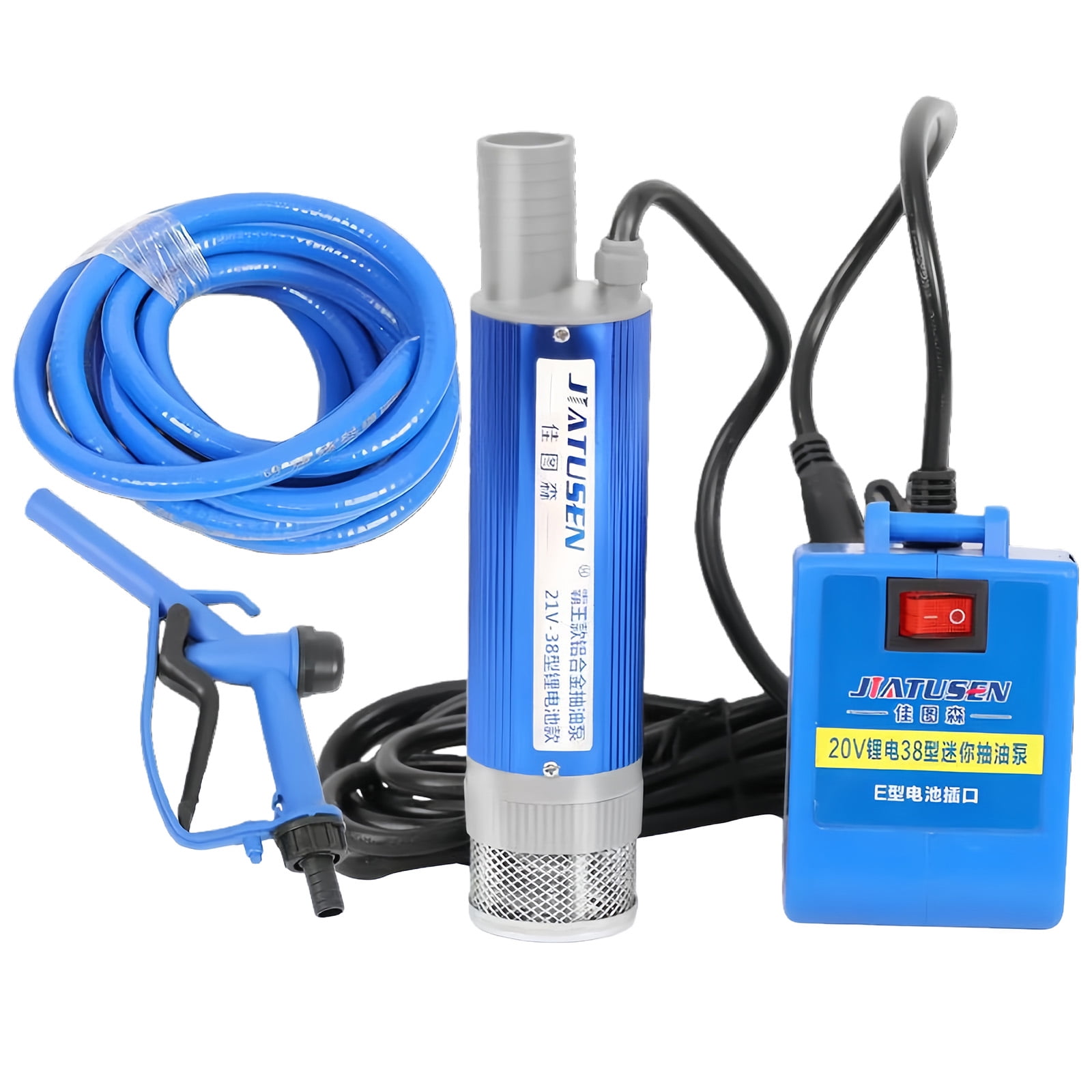 Double Purpose Electric Transfer Pumps High Efficiency Easy Carry Designs Oil Water Pumping Easy to Use for & Water