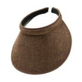thumbnail image 1 of Sombrero con visera ajustable para playa, tenis, pesca, ciclismo y jogging. Marrón, 1 of 9