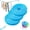 Blue*3, variant on Portable Clothesline for Outdoor & Home, 3-Pack Adjustable Windproof Clothesline, Portable Windproof Clothesline |Retractable Fence-Style Non-Slip Drying Rope with Hooks (3mix, 5m/16ft)