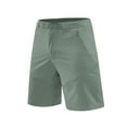 thumbnail image 2 of Sentmoon Mens Golf Shorts Breathable High Waist Running Shorts Straight Solid Color 2025 Summer Swim Trunks Side Pockets Stylish for Running Workout Green XL, 2 of 6
