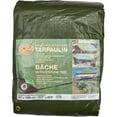 thumbnail image 1 of 30' x 50' Olive Green Poly Tarpaulin, 1 of 1
