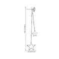 thumbnail image 4 of 1 par de pendientes largos con borlas y forma de estrella, con diseño geométrico llamativo, ideal para fiestas y noche., 4 of 4