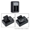 thumbnail image 3 of Cargador de batería JJC NP-W126 NP-W126S USB de doble ranura para Fuji, 3 of 9