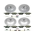 thumbnail image 2 of Power Stop Front and Rear Euro-Stop ECE-R90 Certified Brake Pad and Rotor Kit ESK6358, 2 of 5