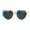 Stripe Green, variant on Girls Child Size Heart Shape Cute Plastic Fashion Sunglasses Flag Red