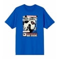 thumbnail image 4 of Friday the 13th Broken Mirror and Bloody Mask Men's Blue Crew Neck Short Sleeve Tee-XS, 4 of 7