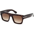 thumbnail image 5 of Tom Ford FAUSTO 711 52F Dark Havana / Brown Gradient Sunglasses TF711 52F 53mm, 5 of 6