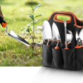 thumbnail image 3 of Ensemble d'Outils de Jardin en Acier Inoxydable avec Poignée en Caoutchouc Antidérapante, 3 of 4