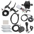 thumbnail image 1 of 36V 250W E-Bike Conversion Kit Noiseless Brushless Hub Motor Set With Display Meter For 24in 12G Wheel, 1 of 8