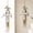Faith Cross, variant on Natural Wood Heart Hanging Decor, Lighted Stacked Farmhouse Wall Ornament with Jute Rope, 5 Distressed Hearts, 22.8 Inch, Assembled Door Decor, Warm Glow