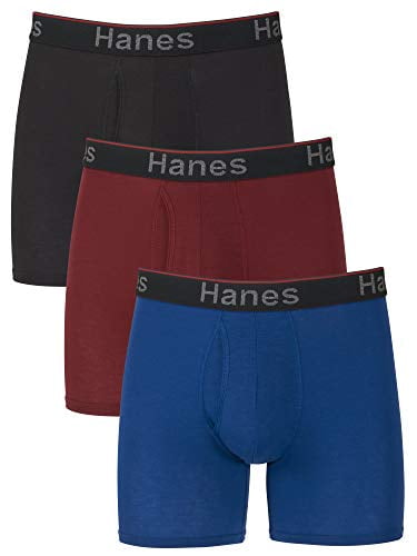 Hanes Men's Comfort Flex Fit Total Support Pouch 3-Pack Available in Regular and Long Leg 