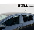 thumbnail image 4 of Wellvisors Side Window Visors Deflectors Rain Guards With Black Trim for 2013-2016 Dodge Dart 3-847DG003, 4 of 13