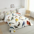 thumbnail image 3 of Homewish Wild Cardinal Bird Bedding Comforter Set,Flying Animal Twin Comforter Sets,Multicolor Birds Bedding Set For Bots Girls,Ultra Soft Home Decor,2-Piece, 3 of 8