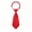 Red, variant on Women's Short Pre-Tied Adjustable Necktie, Solid Color Tie for School Cosplay Office Daily Uniforms