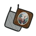thumbnail image 2 of Carolines Treasures 7052PTHD Chinese Crested Pair of Pot Holders , 7.5HX7.5W, multicolor, 2 of 3