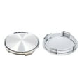 thumbnail image 3 of Unique Bargains 4 Pcs 63mm Dia 4 Clips Wheel Tyre Center Hub Caps Protector Silver Tone for Cars, 3 of 4