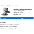 thumbnail image 2 of Pump - Compatible with 1968 Ford Torino 3.3L 6-Cylinder, 2 of 2