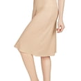 thumbnail image 2 of MeMoi Women's High-Waist Double-Bonded 26" Half Slip - Womens - Female, Large, NUDE, 2 of 9