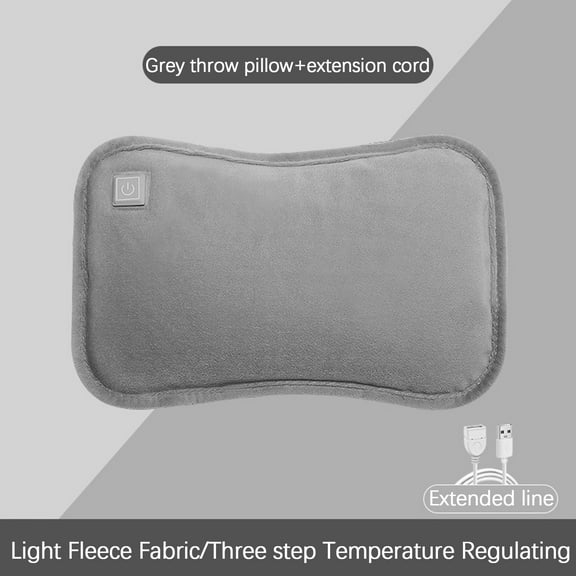 Nsxcdh Graphene Heating Hand Warmer Bag,USB Powered Three Level Temperature Control Cozy Fleece,Portable Washable for Winter Office Travel Menstrual Cramp Relief Gifts,Home Essentials