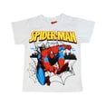 thumbnail image 3 of 2024 Camiseta de algodón para niño, ropa de verano de manga corta para niños, de algodón, para bebés, Spiderman McQueen, moda de 2 a 14 años, 3 of 5